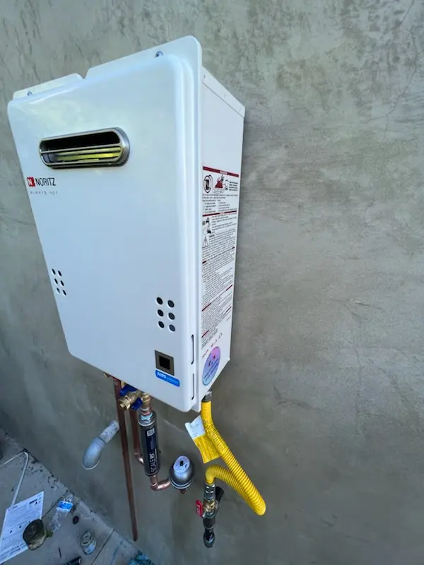 Tankless water heater installation for Columbia Park homes